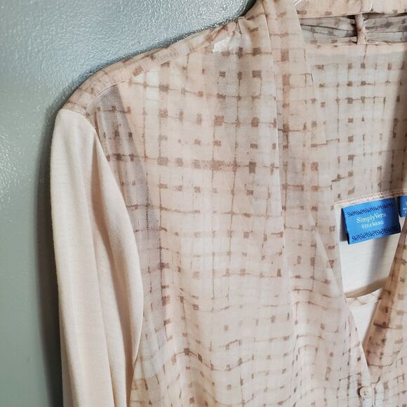 Elegant Beige Women's Top - Picture 5 of 11